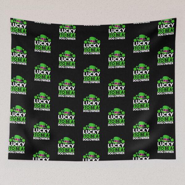 Artikelvorschau, Glück, ein Hundebesitzer zu sein - Hundebesitzer Geschenke, St. Patricks Day Geschenk für Hundebesitzer entworfen und verkauft von MrElgo.