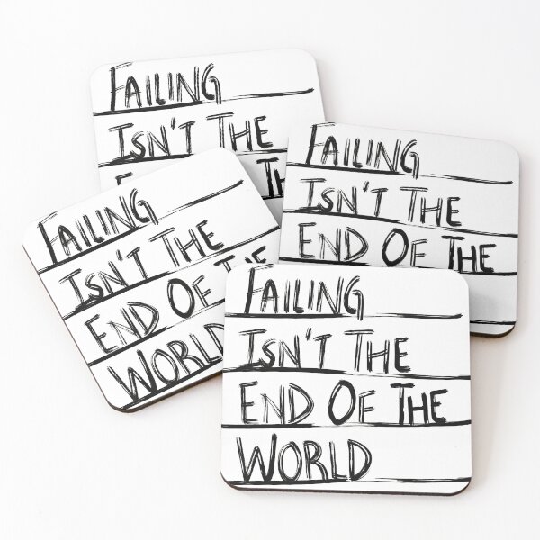 Item preview, failing isn't end of world designed and sold by WanderAesthetic.