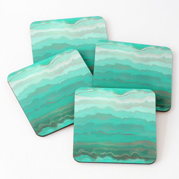 Item preview, Misty Green Valley - Emerald and Teal Palette designed and sold by Squarebird.