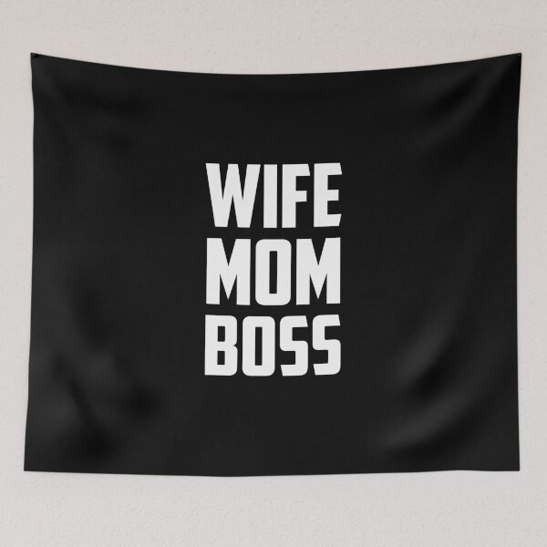 Item preview, Wife Mom Boss White designed and sold by strous.