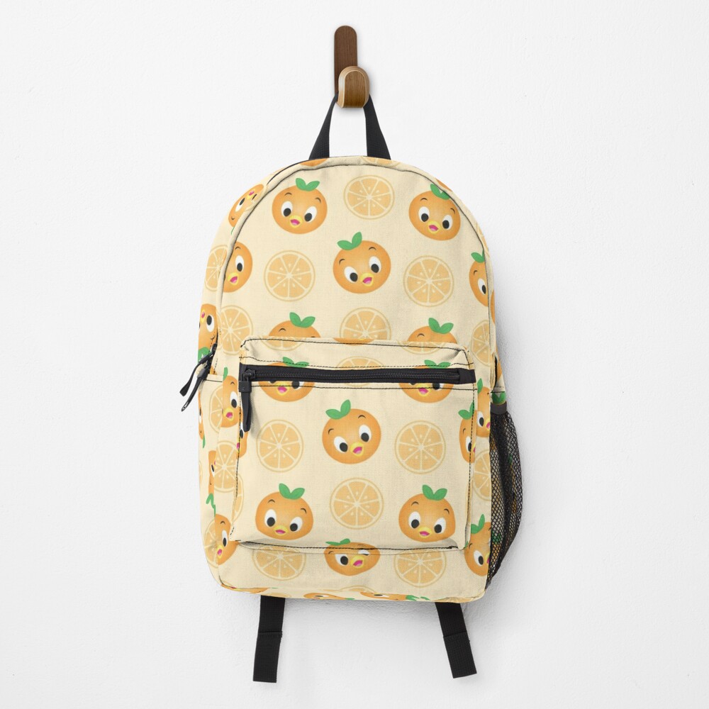 Discover Orange Bird pattern | Backpack