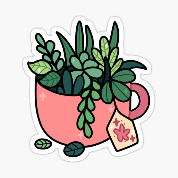 Item preview, plant mug designed and sold by phoebescribble.