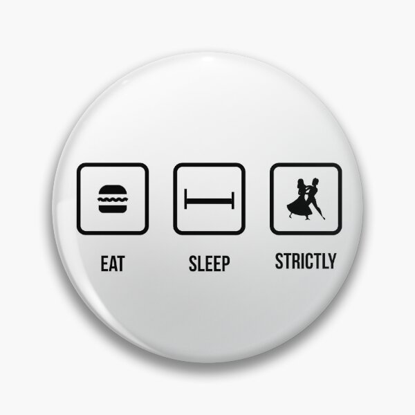 Item preview, Eat Sleep Strictly t shirt designed and sold by GoldenDov.