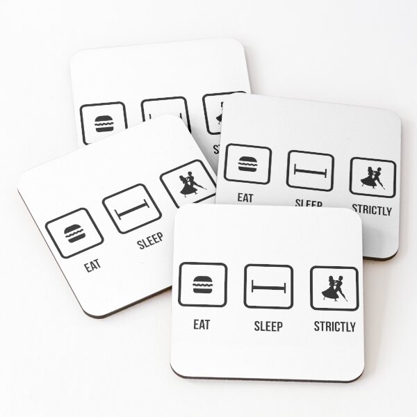 Item preview, Eat Sleep Strictly t shirt designed and sold by GoldenDov.