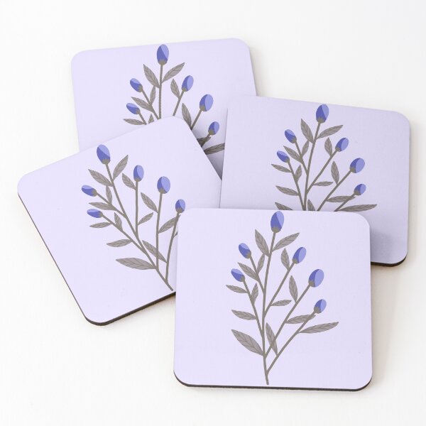 Item preview,  purple flower buds designed and sold by MadaFaCose.