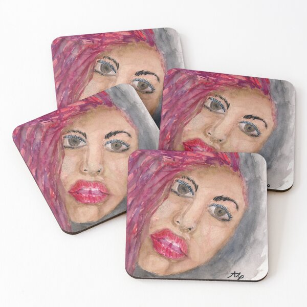 Item preview, Water colour portrait of Nchimunya designed and sold by Melindrea.