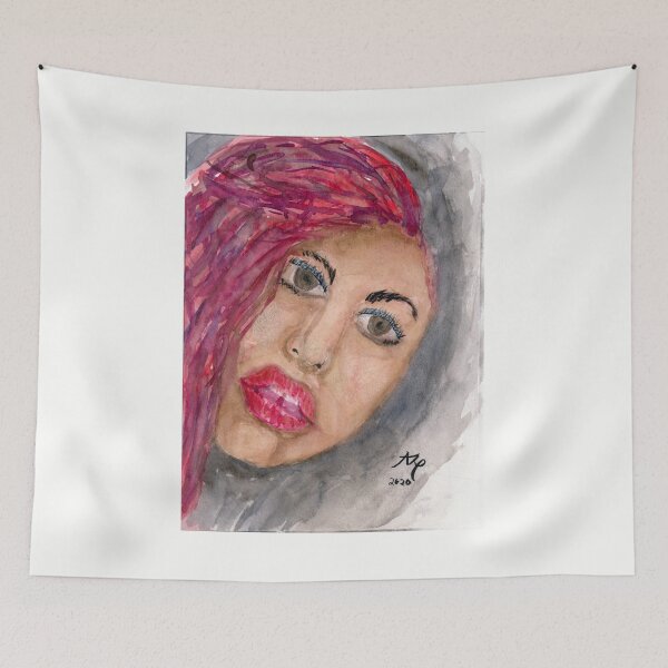Item preview, Water colour portrait of Nchimunya designed and sold by Melindrea.
