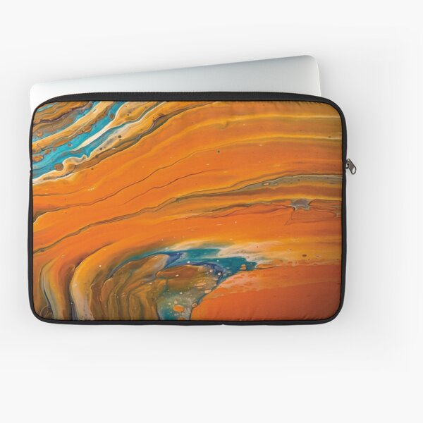 Colorful acrylic paint Laptop Sleeve