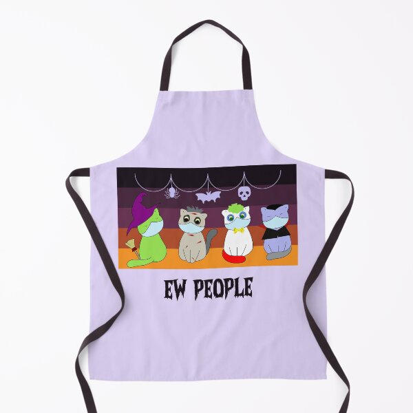 Item preview, Ew people halloween costumes cats vintage background witch , vampire , zombie and clown. designed and sold by SGS-.