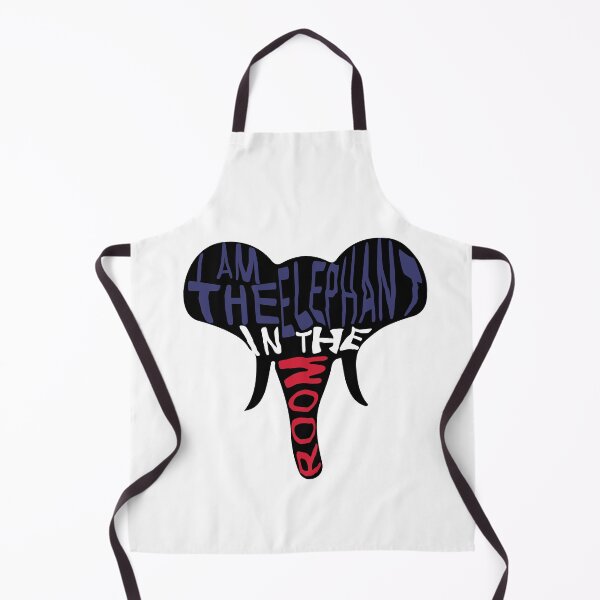 Item preview, I am the elephant in the room front face elephant design designed and sold by Artysneak.