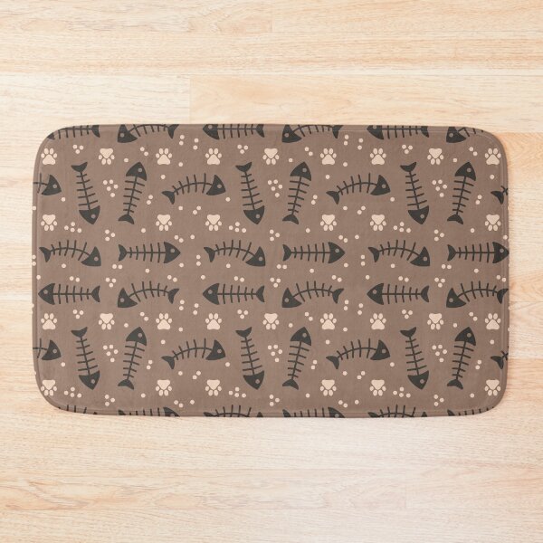 Item preview, Fish Bone Neutral Pastel Pattern designed and sold by Simplulina.