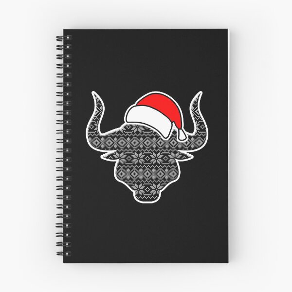 Item preview,  The head of a bull   wearing a Santa Claus hat designed and sold by Galina Kostyaeva.