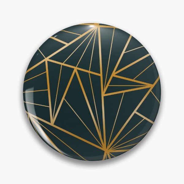 Item preview, Emerald and Gold Geometric designed and sold by cardtroversial.