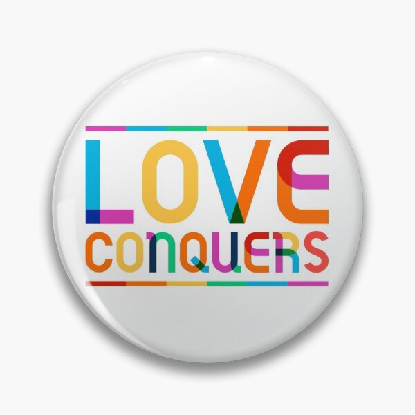 Item preview, Love Conquers designed and sold by threeblackdots.