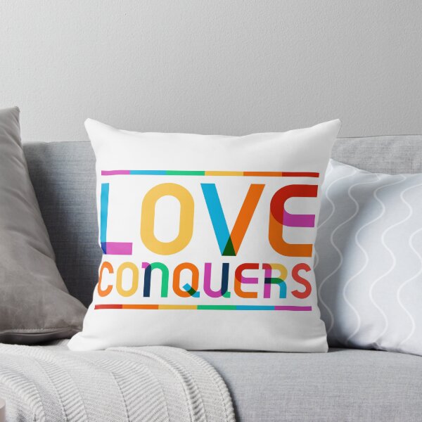 Item preview, Love Conquers designed and sold by threeblackdots.