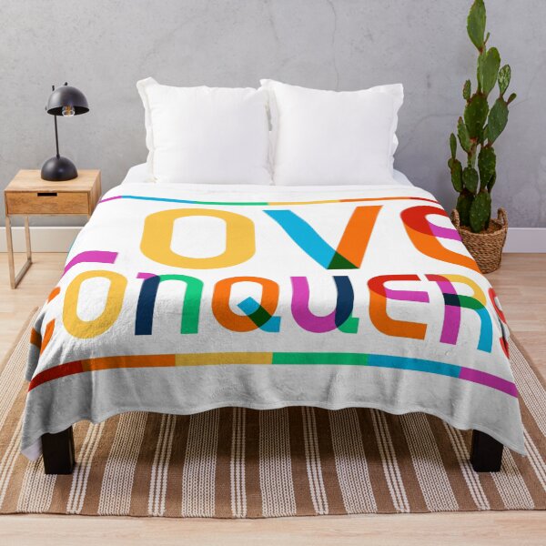 Item preview, Love Conquers designed and sold by threeblackdots.