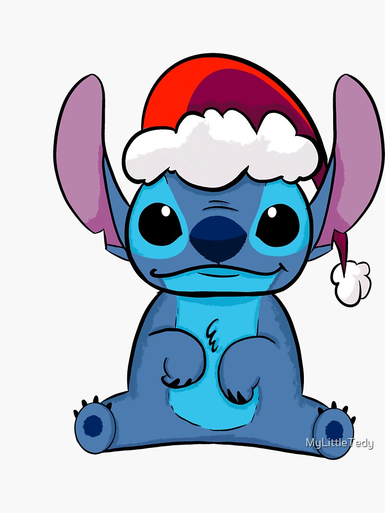 &quot;Lilo and Stitch Christmas Xmas &quot; Sticker for Sale by MyLittleTedy | Redbubble