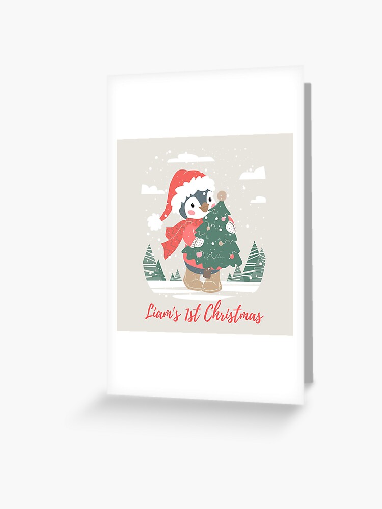 First Christmas As A Mom Funny 1st Christmas Gifts for New Mom Mommy Moms   Greeting Card for Sale by clothesy7