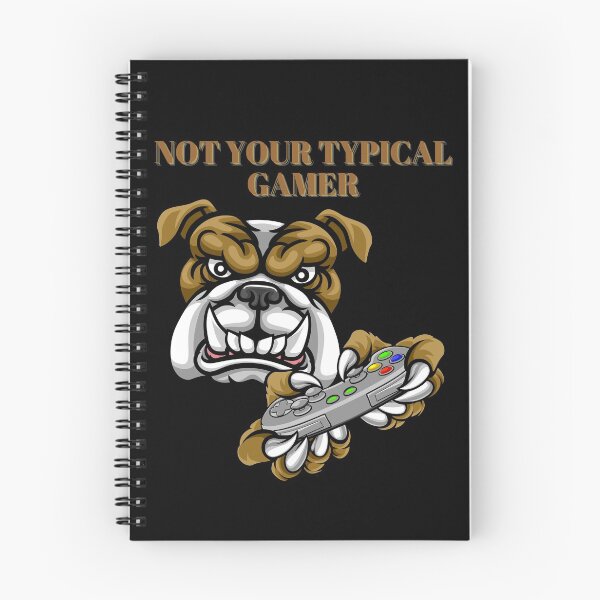 Item preview, Not Your TYPICAL GAMER Dog Design designed and sold by LevelUpMerch.
