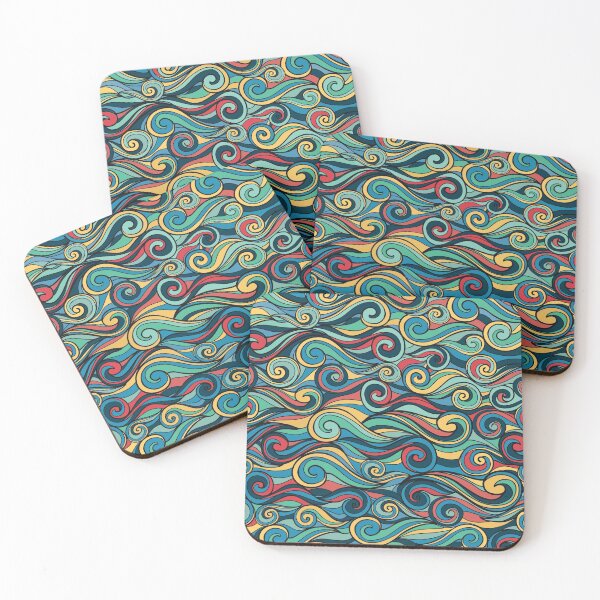 Item preview, Bright and Colorful Swirly Clouds designed and sold by Gezzoto's Brewery.
