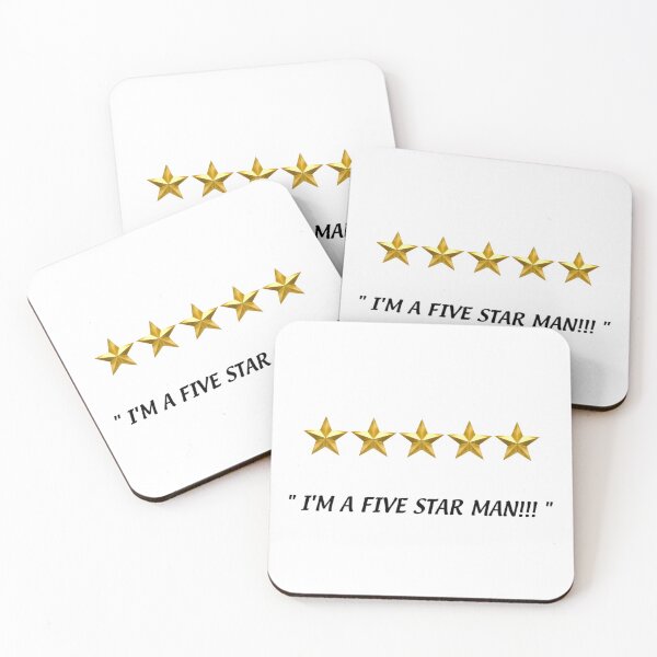 Item preview, "I'M A FIVE STAR MAN!!!"  designed and sold by Dr-Mysterio101.