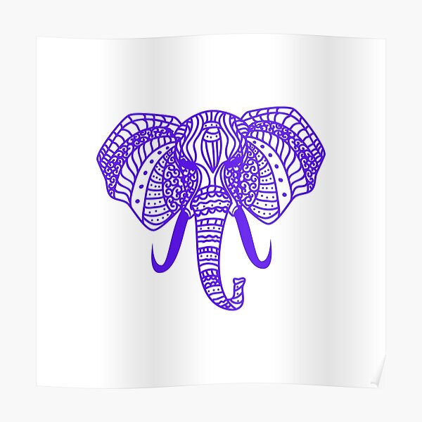 Poster Elefant Dj Redbubble