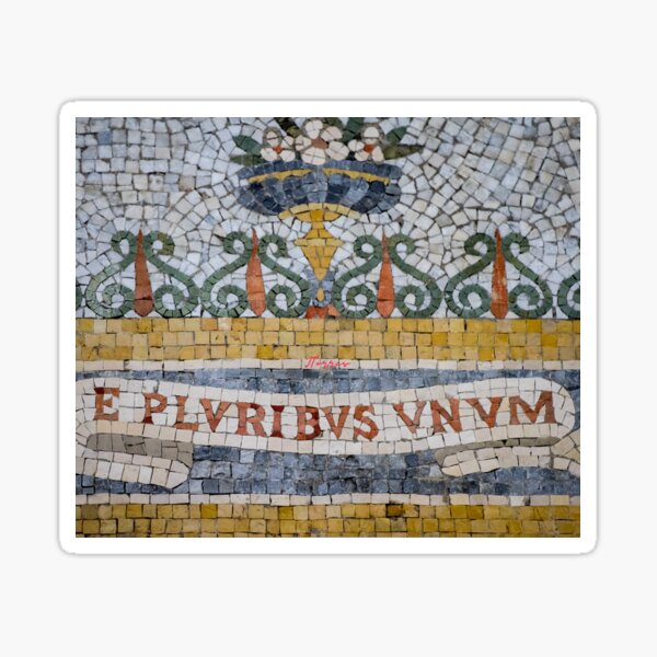 E Pluribus Unum Sticker