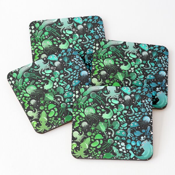 Item preview, Deep Sea Life Pattern designed and sold by Spacepaprika.
