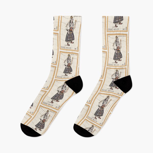 Item preview, Stamps with Greek National Costumes designed and sold by portokalis.
