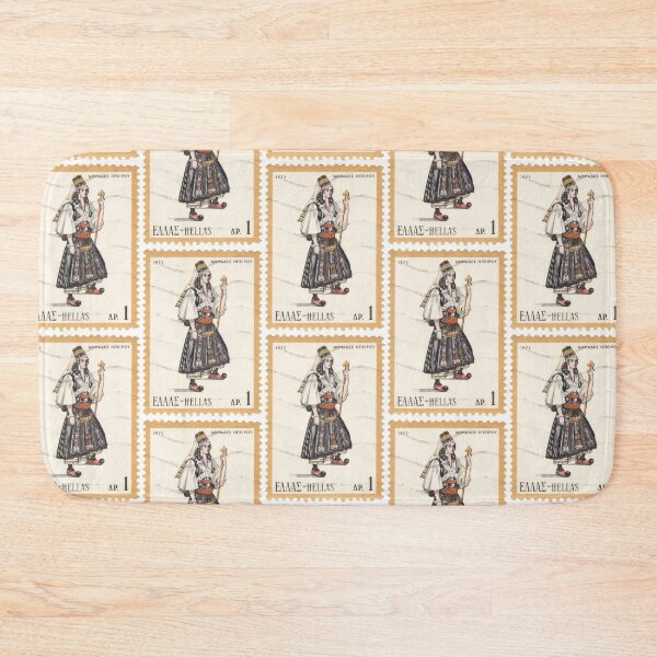 Item preview, Stamps with Greek National Costumes designed and sold by portokalis.
