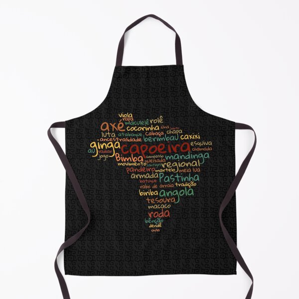 Item preview, Capoeira Words Brazilian Map designed and sold by incantia.