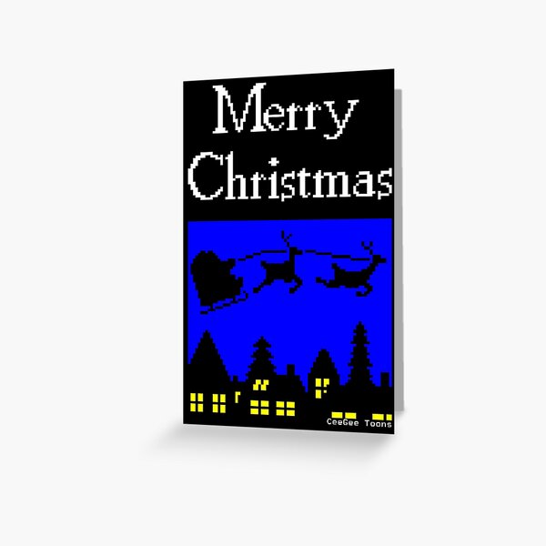 Teletext - The Night Before Christmas Greeting Card