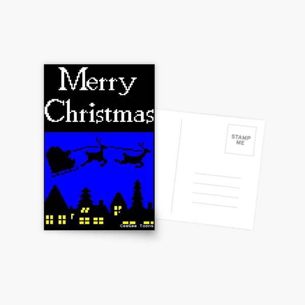 Teletext - The Night Before Christmas Postcard