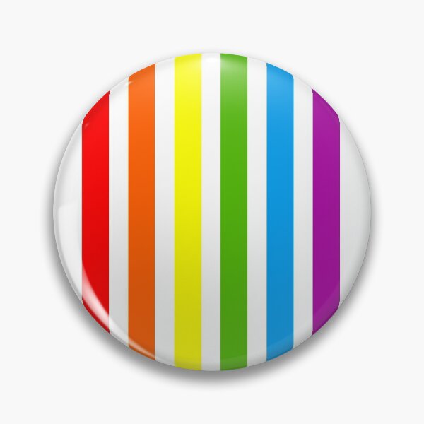 Item preview, Colorful Rainbow on White (light lines, Stripes 80s) designed and sold by frikybomb.