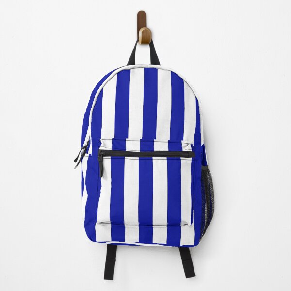 Item preview, Blue and white stripes sports pattern designed and sold by Mask of the Day.