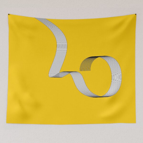 Item preview, Yellow abstract minimal geometric designed and sold by Carolina Salazar.