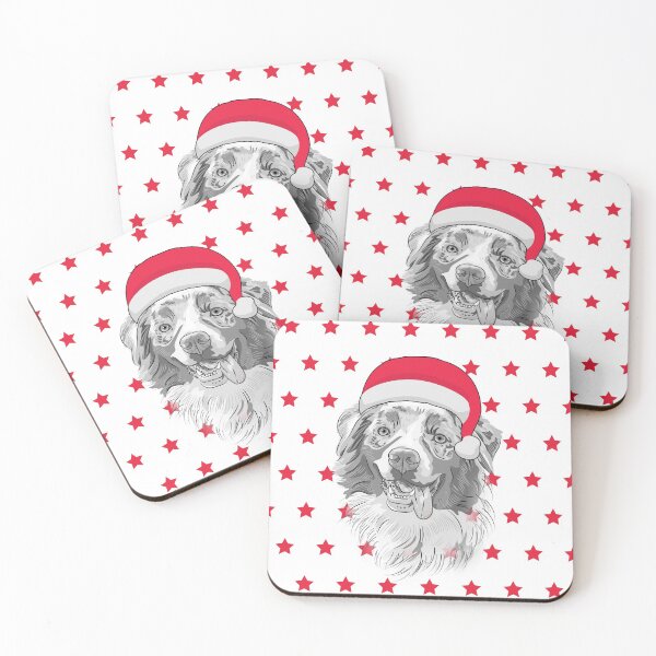 Item preview, Aussie Christmas - Australian Shepherd designed and sold by Lolas-Creations.