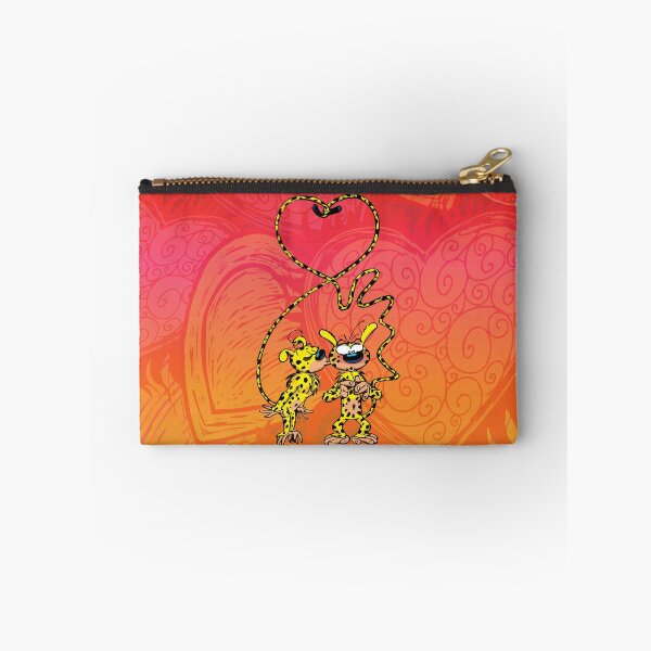 Item preview, Marsupilami and girl kissing / Red design designed and sold by Hubashop.