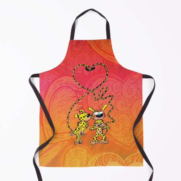 Item preview, Marsupilami and girl kissing / Red design designed and sold by Hubashop.