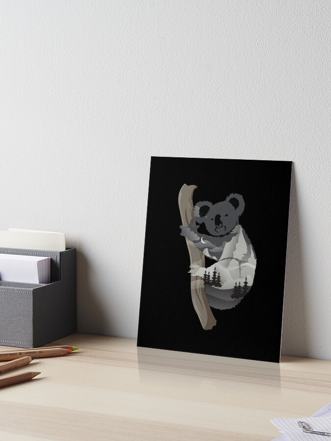 Koala bear, Wilderness, Wild Animal Art Board Print for Sale by  Ey-Jumpman