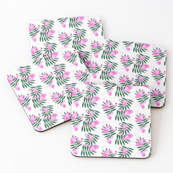 Item preview, Flamingos and Leaves designed and sold by sarahghost416.