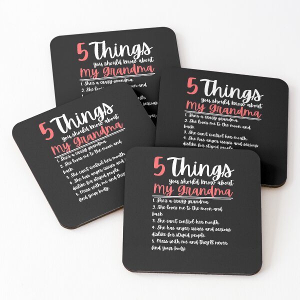 Item preview, 5 Things You Should Know About My Grandma designed and sold by Soul-Inspirer.