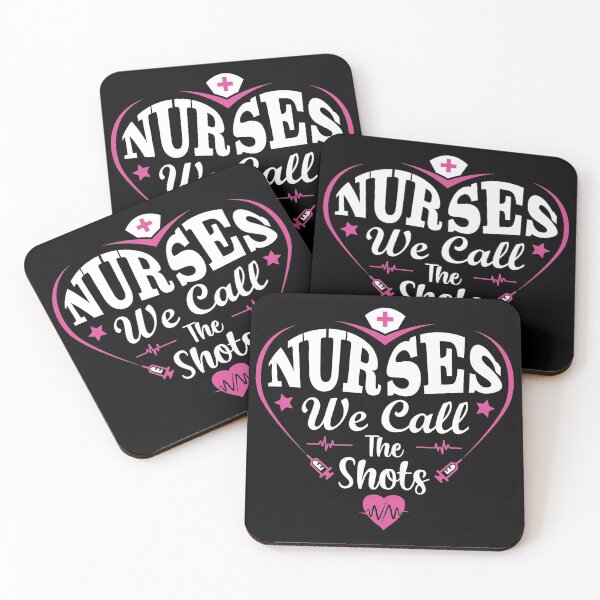 Item preview, nurses we call the shots - cute gift designed and sold by jijithedesigner.