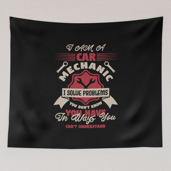 Item preview, i am a car mechanic i solve problems designed and sold by Vanditdesigns.
