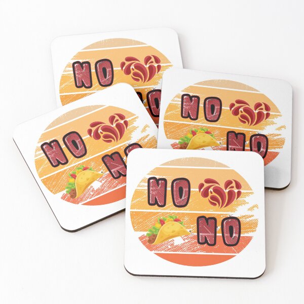 Item preview, No Love , No Tacos  - funny Retro  designed and sold by Salahboulehoual.