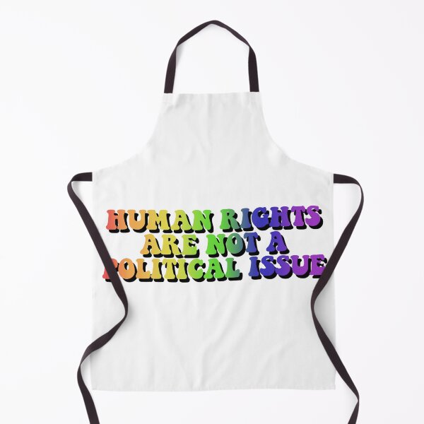 Item preview, Human Rights are not a political issue rainbow design designed and sold by Emilys-Designs-.