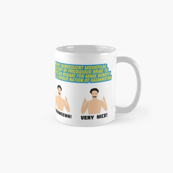 Item preview, Borat 2 Title Sticker Pack - Subsequent Movie Film Sequel Sacha Baron Cohen Quotes Meme Movie 2020 Watch Apparel Swimsuit Funny Gift Present Trailer Poster Cast Characters Interview Fan Art Print Joke designed and sold by qualityprinting.