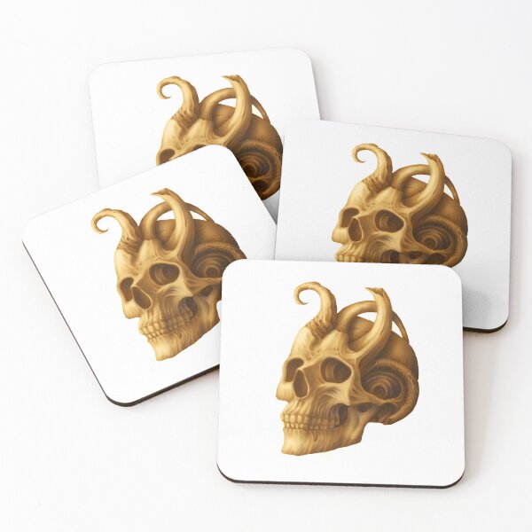 Item preview, art skull designed and sold by Hedgeh0g.
