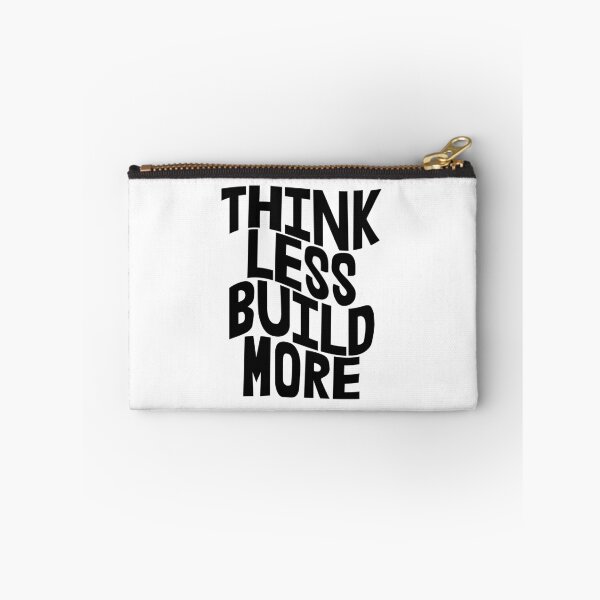 Item preview, Think Less Build More - Think Positively Ambition Gift designed and sold by Vitrina ⭐⭐⭐⭐⭐.