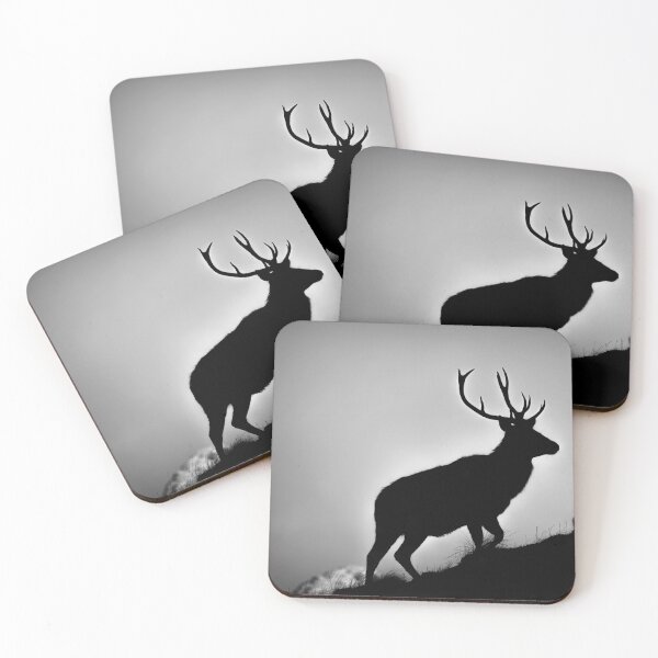 Item preview, Red Deer Stag Silhouetted designed and sold by derekbeattie.